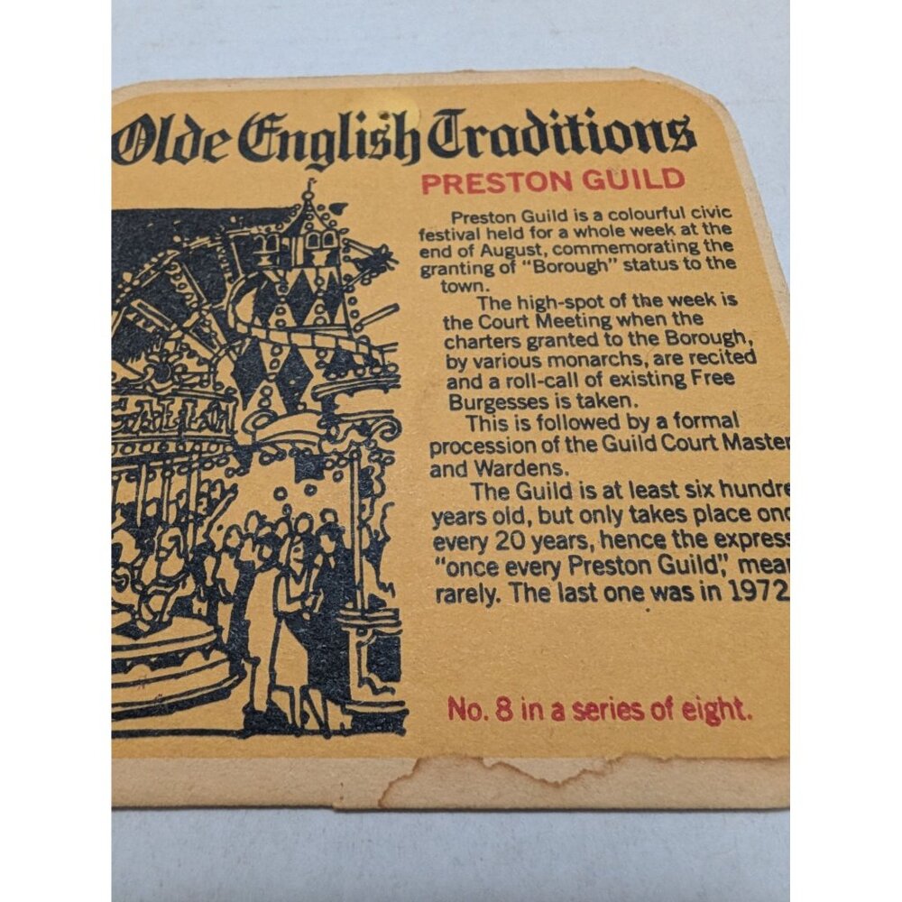Gaymer's Olde‎ English Original Strong Cyder Cardboard Coaster lot 2 4 & 8 - Picture 4 of 7